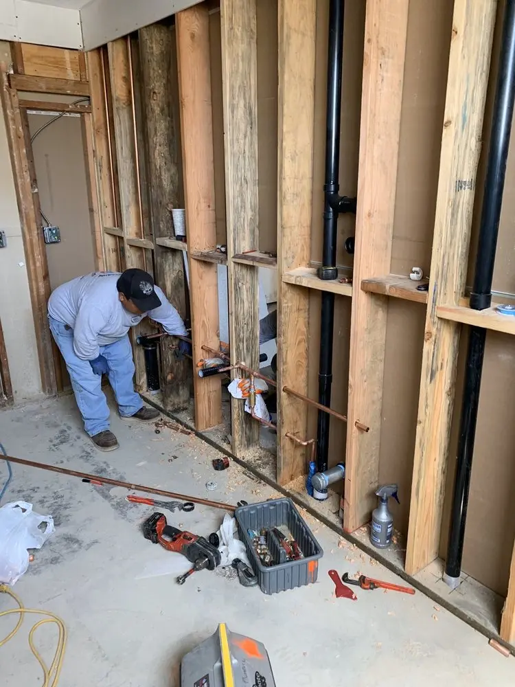 Commercial rough-in plumbing for Commercial Plumbing in Poway